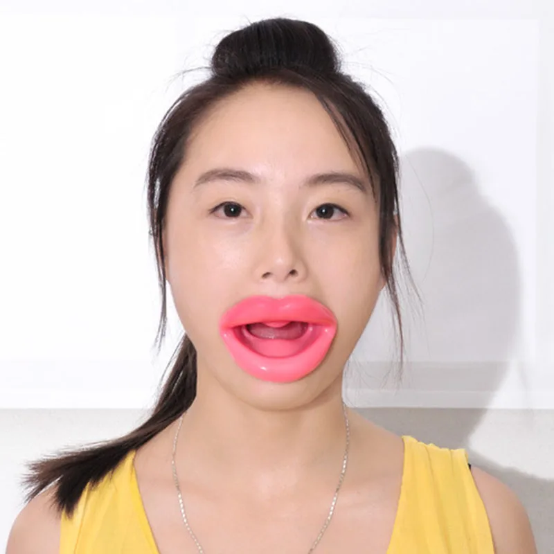 Massage Face-lift Tool Make Up Silicone Rubber Maquiagem Face Care Slimmer Mouth Muscle Tightener Anti-aging Anti-wrinkle Beauty | Красота и