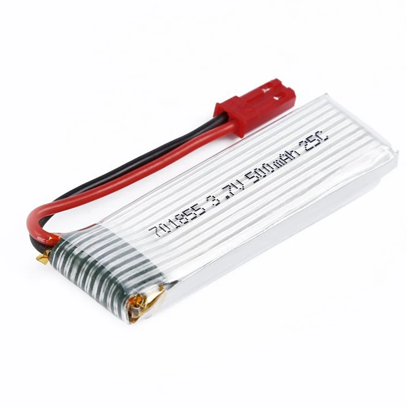 1 шт. 3 7 V 500Mah 25C Lipo батарея модель 701855 с Jst вилкой для Fpv Rc|Уличные инструменты| |