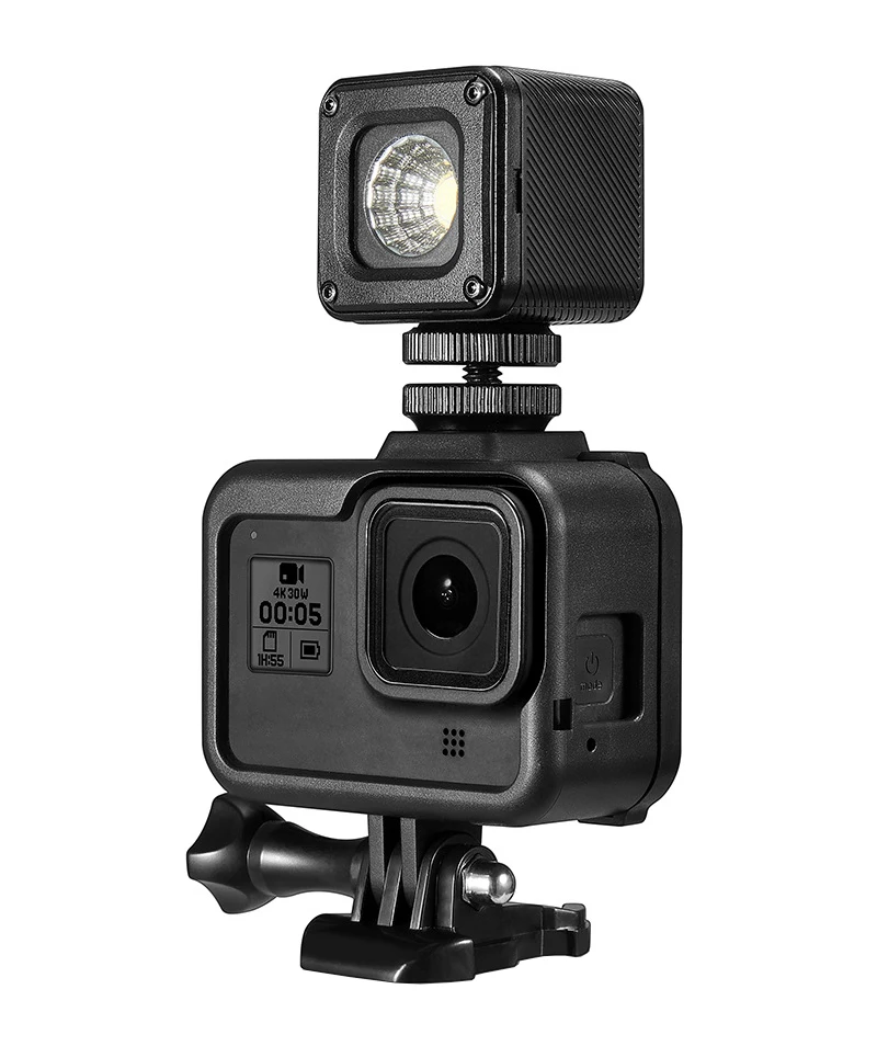Защитный чехол Vlogging для GoPro Hero 8 с черным креплением для микрофона Vlog Cage корпус в виде ракушки рамка клетка с холодным башмаком