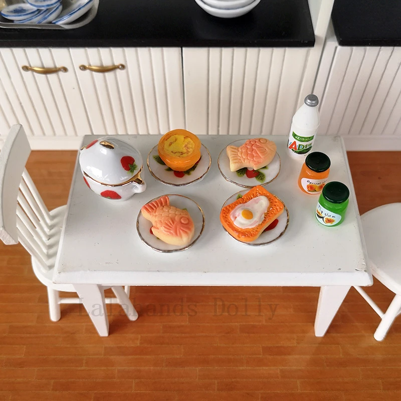 Миниатюрный Кукольный домик 40 шт./компл. наборы керамической посуды для кухонной