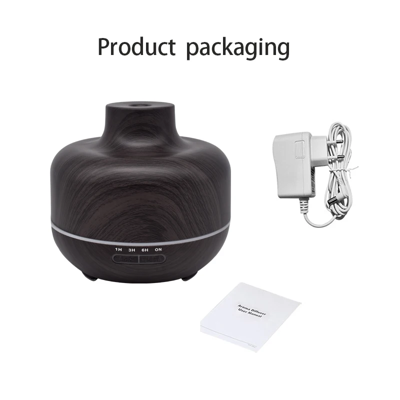 

KBAYBO 400ML Ultrasonic electric air humidifier aromatherapy essential oil purification diffuser with 7 colors LED lights home