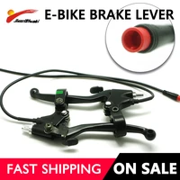 1 pair electric bike brake lever for e scooter ebike cut off power brake aluminum alloy handlebar electric bicycle parts