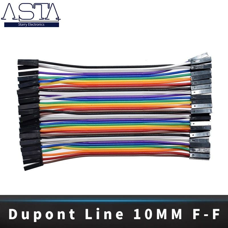 Dupont Line 10 см штекер-штекер штекер-гнездо гнездо-гнездо перемычка кабель |