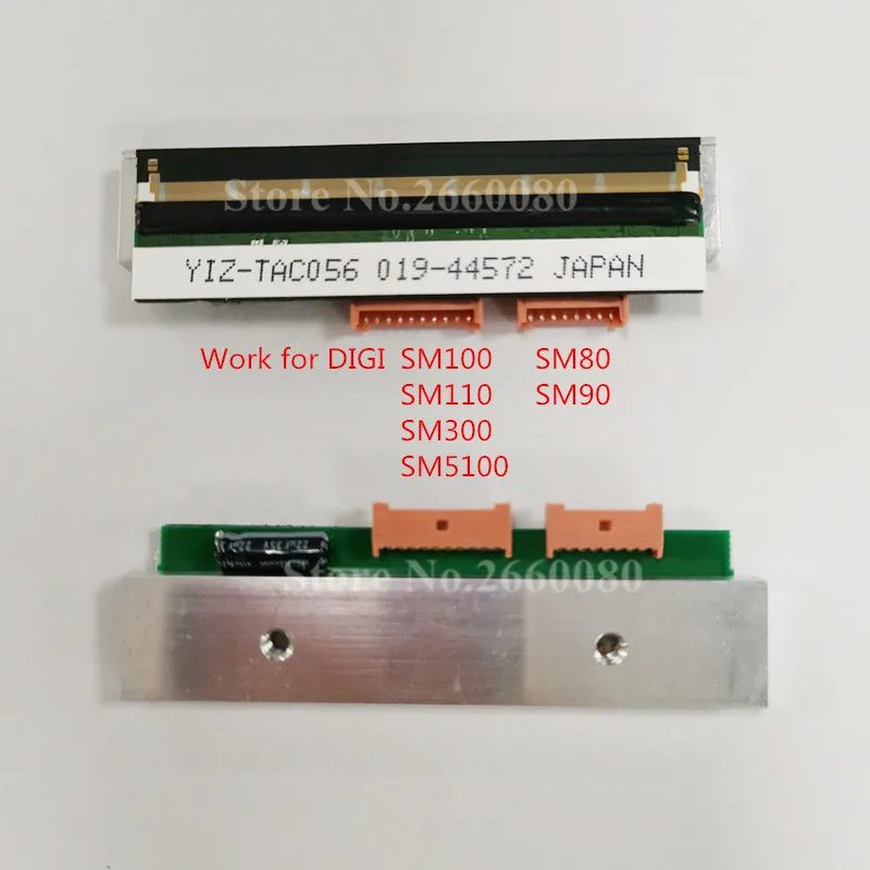 Тепловая Печатающая головка для DIGI SM100 шт SM300 Двухпортовая печатающая SM5100 SM5300 SM110
