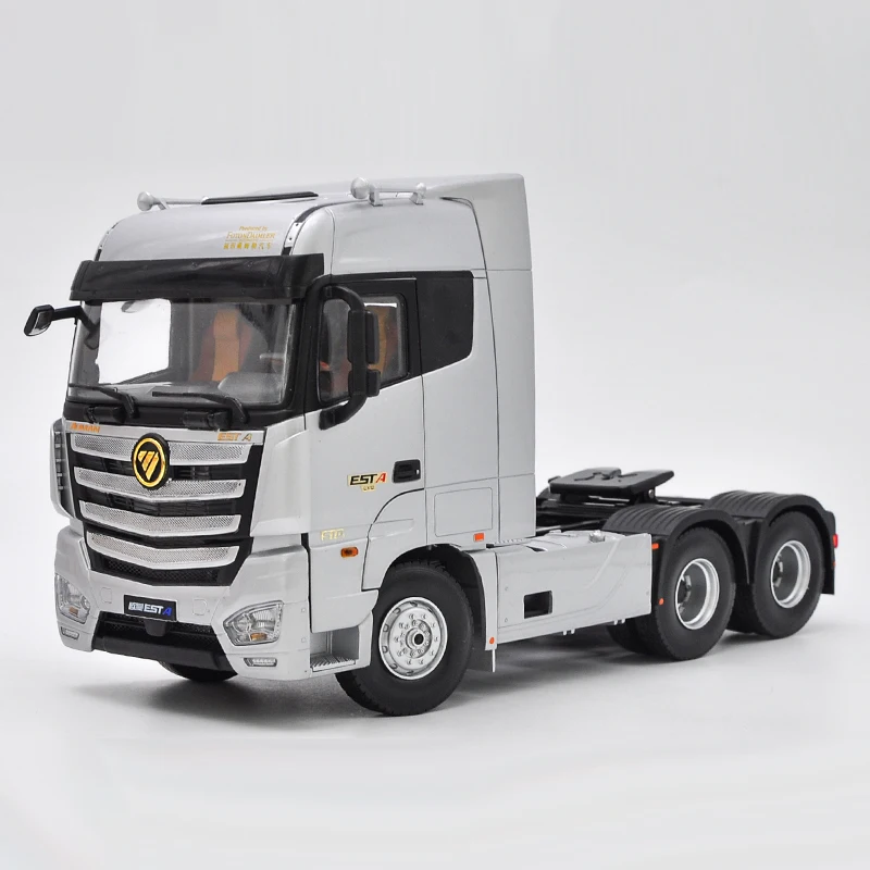 1:24 модель литья под давлением для Foton Daimler Auman сверхмощный грузовик игрушечная