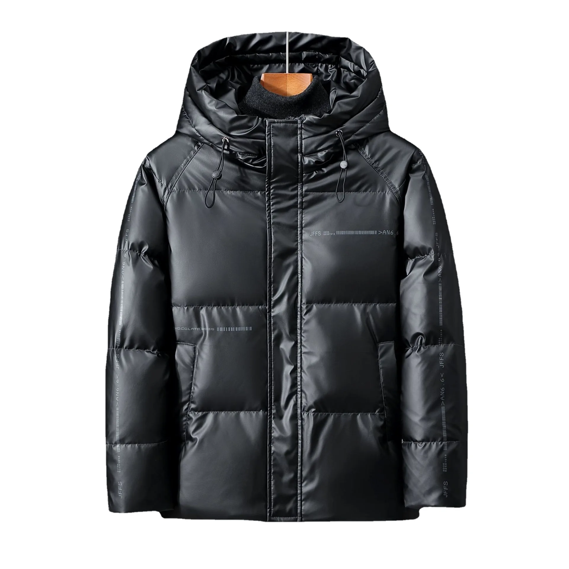 Мужской повседневный пуховик с капюшоном Осень-зима 2021 плотная и Теплая мужская