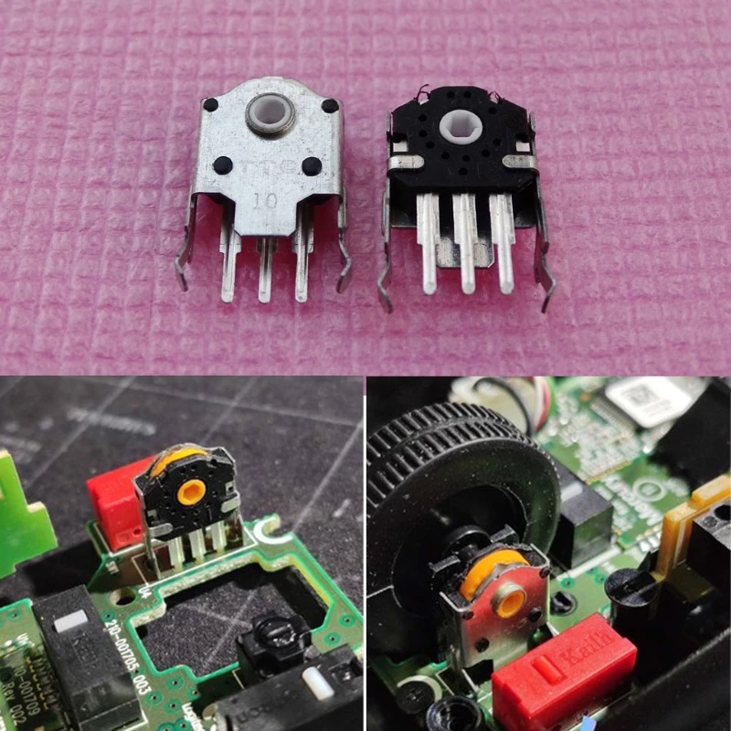 

2pcs Original TTC 10mm White Core Mouse Encoder Mouse Wheel Decoder 24 Million Lifetime for logitech G102 G304 KANA V2 HCCY