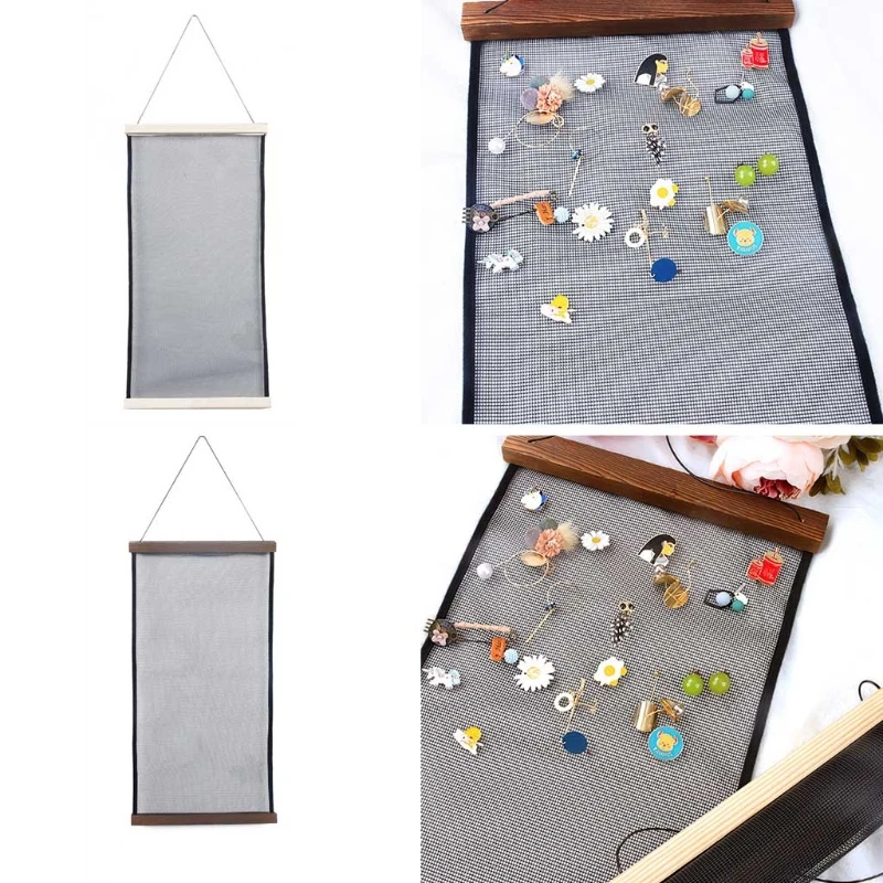 

Earring Organizer Holder Display Stud Earring Holder Wall Hanging Jewelry Organizer for Women Girls Bracelets Necklaces