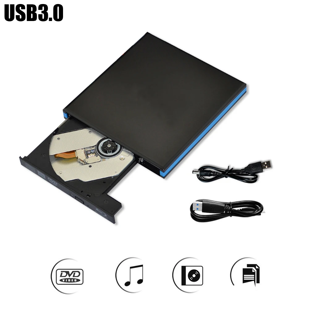 Внешний оптический привод USB 3 0 DVD RW перезаписывающая горелка для ноутбука MacBook Pro