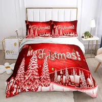 merry christmas bedroom decoration duvet cover sets cartoon kids bedding set comforter quilt covers 23pcs with pillowcase