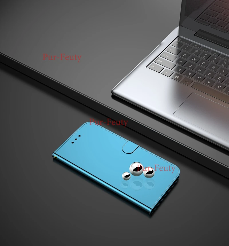 for Nokia6.2 Nokia7.2 Luxury Flip Leather Mirror Case For Nokia 2.2 6.2 7.2 Wallet Cover New Design PU Card Slot Magnetic shell | Мобильные