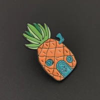 2021 brooches for enamel pin speed to sell through ebay new letters rose brooch personality badge pineapple fruit wholesale