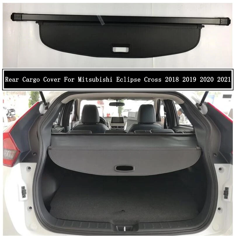 Rear Cargo Cover For Mitsubishi Eclipse Cross 2018-2022 Partition Curtain Screen Shade Trunk Security Shield Auto Accessories