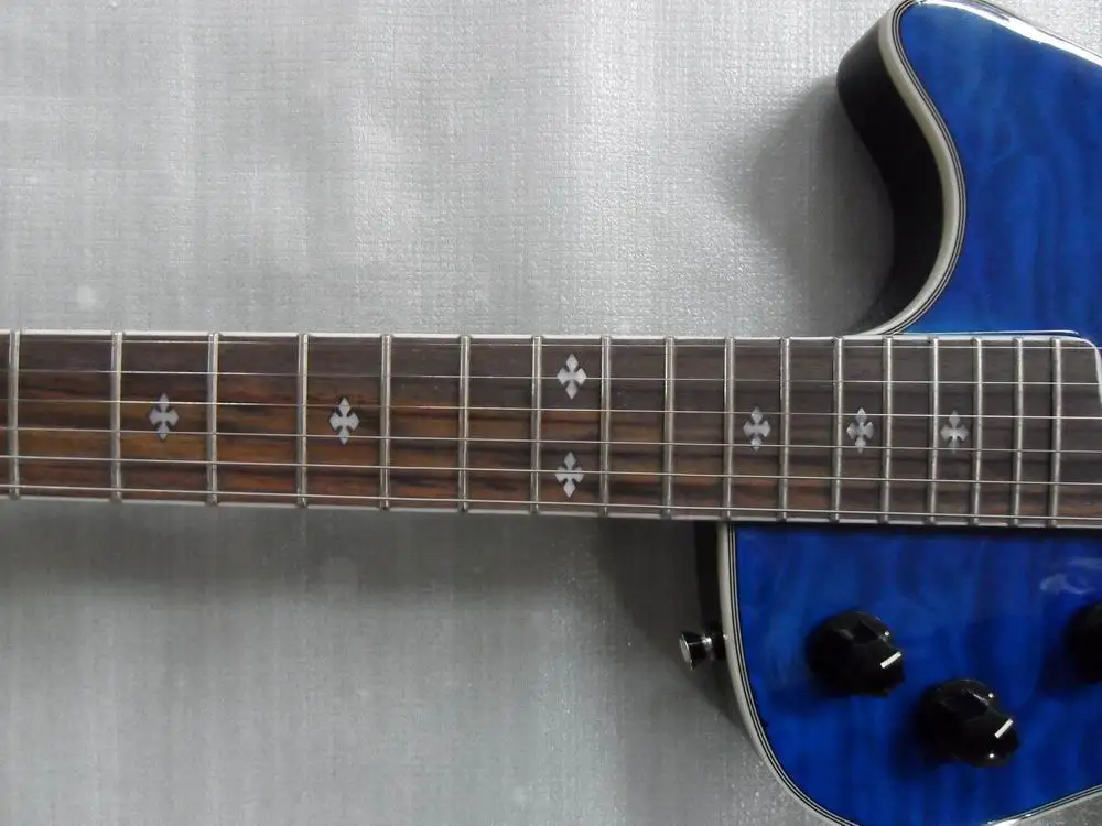 Free Shipping New T5 Model electric Guitar In Blue Burst 130315 |