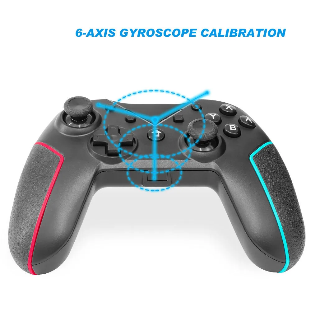 Беспроводной геймпад для Nintendo Switch 6-осевой вибрирующий соматосенсорный гироскоп