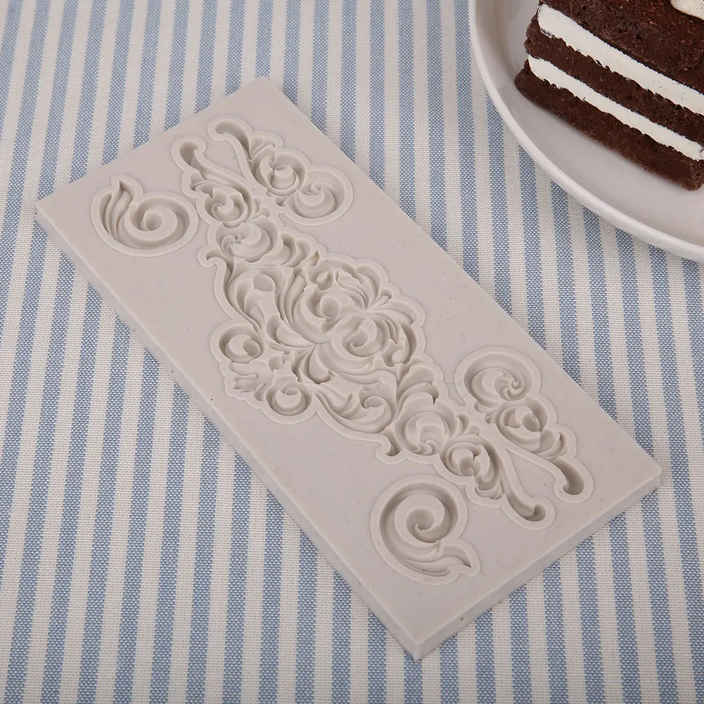 Силиконовая рамка Magiccakemold форма для торта в стиле барокко шоколадного