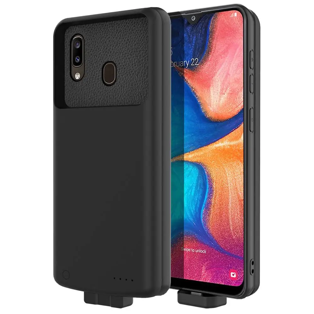 

2020 For Samsung Galaxy A20 A30 A30s A50s 7000mAh Battery Charger Case External Backup Charger Power Bank Battery Case