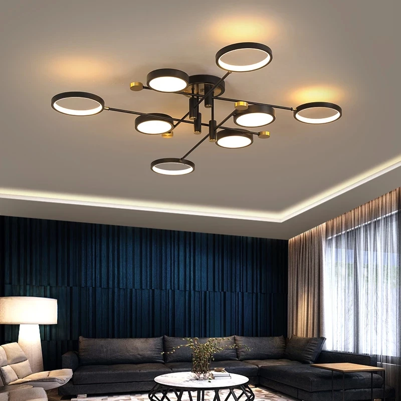 

Потолочные светильники для гостиной, спальни, освещение plafonnier 220 В, домашний декоративный светильник, современный светодиодный потолочный ...
