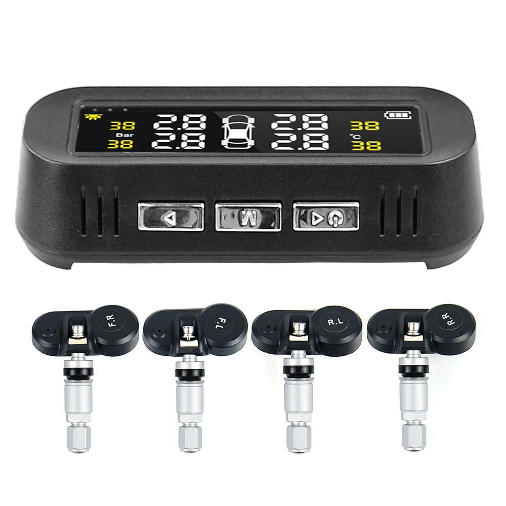 Система контроля давления в шинах TPMS внешний датчик с солнечной батареей|Датчик