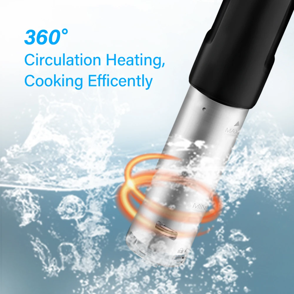 inkbird wifi sous vide 1000w home appliance cooking utensils electric vacuum cooker with timer alarms app control for kitchen free global shipping