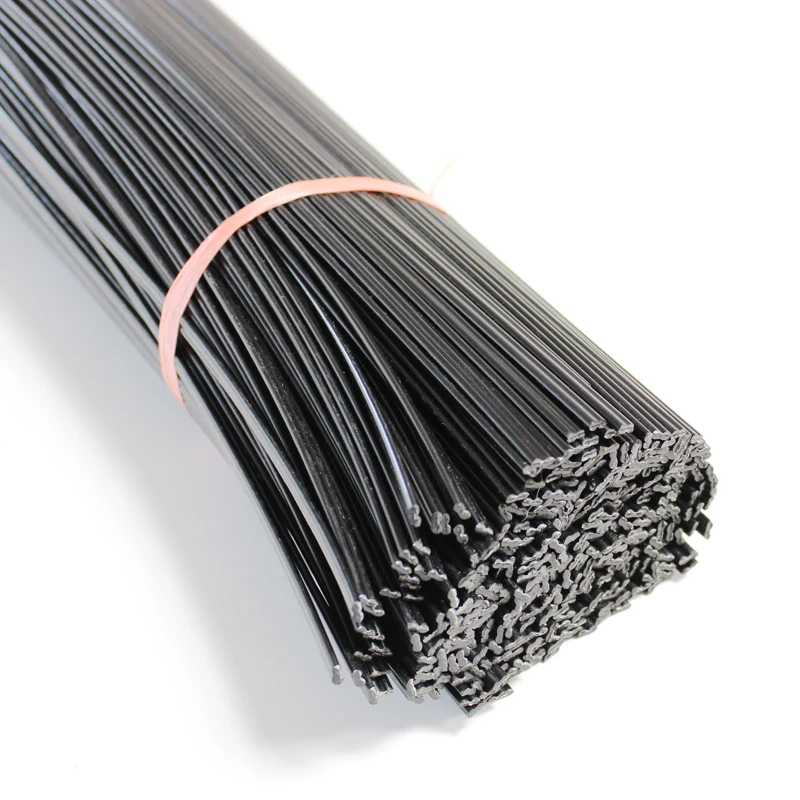 1m long black ABS PE PP PPR plastic welding rods solder soldering sttick for auto car bumper repair
