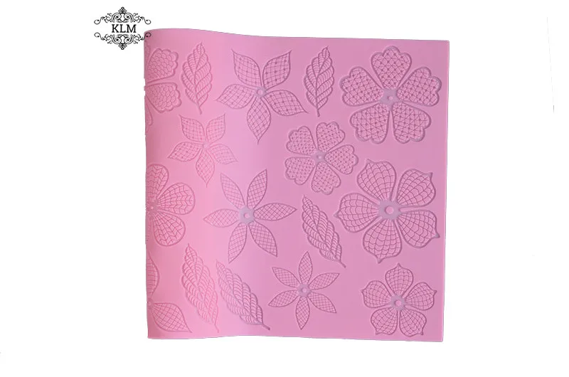 

KLM silicone mold pattern cake side decoration sugar paste tool