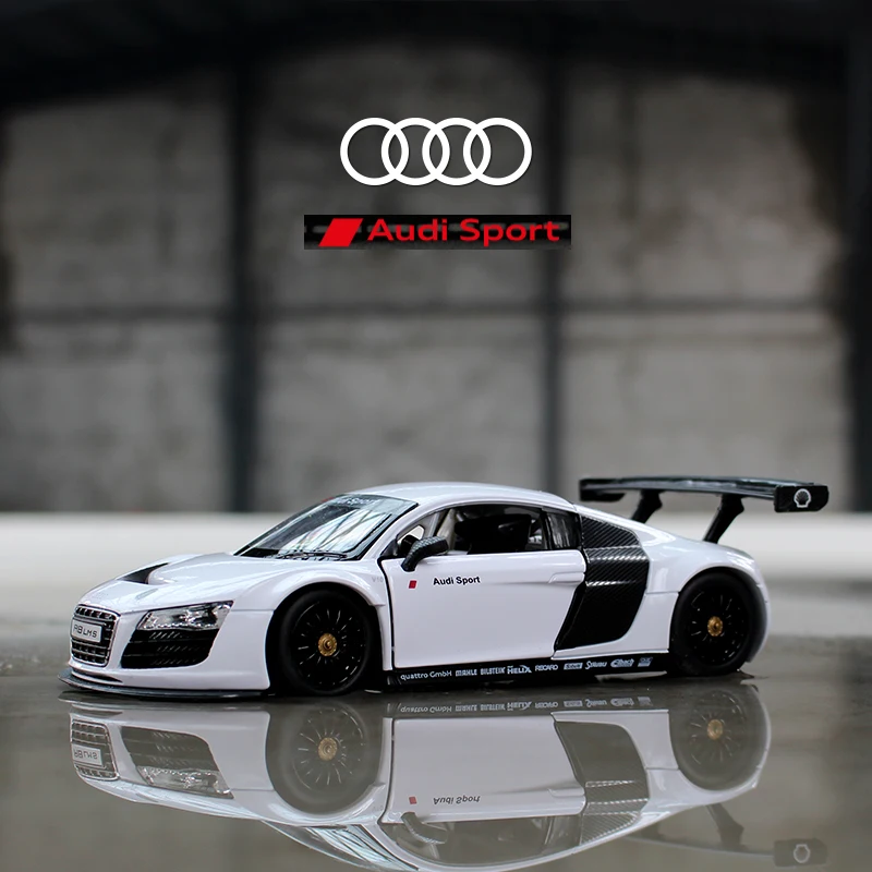 RASTAR 1:24 Audi R8 брелок для автомобильных ключей модель игрушечные машинки собирать