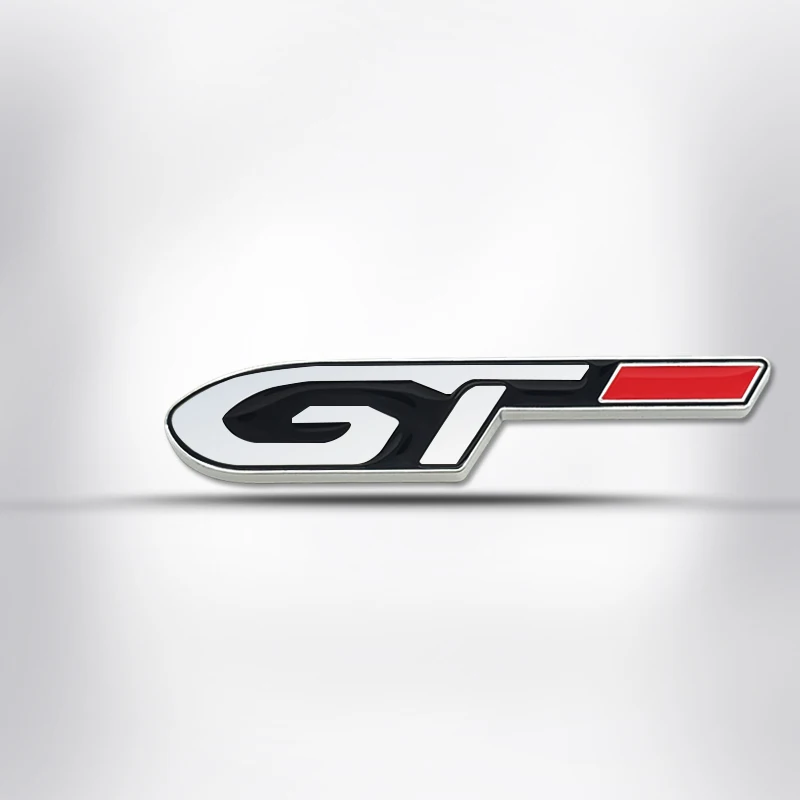 Наклейка с эмблемой для тюнинга автомобиля буквы GT Line наклейки логотипом Peugeot 206