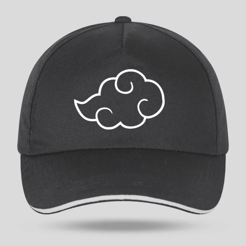 Бейсболка с принтом символа облака для мужчин и женщин хлопковая кепка липучка