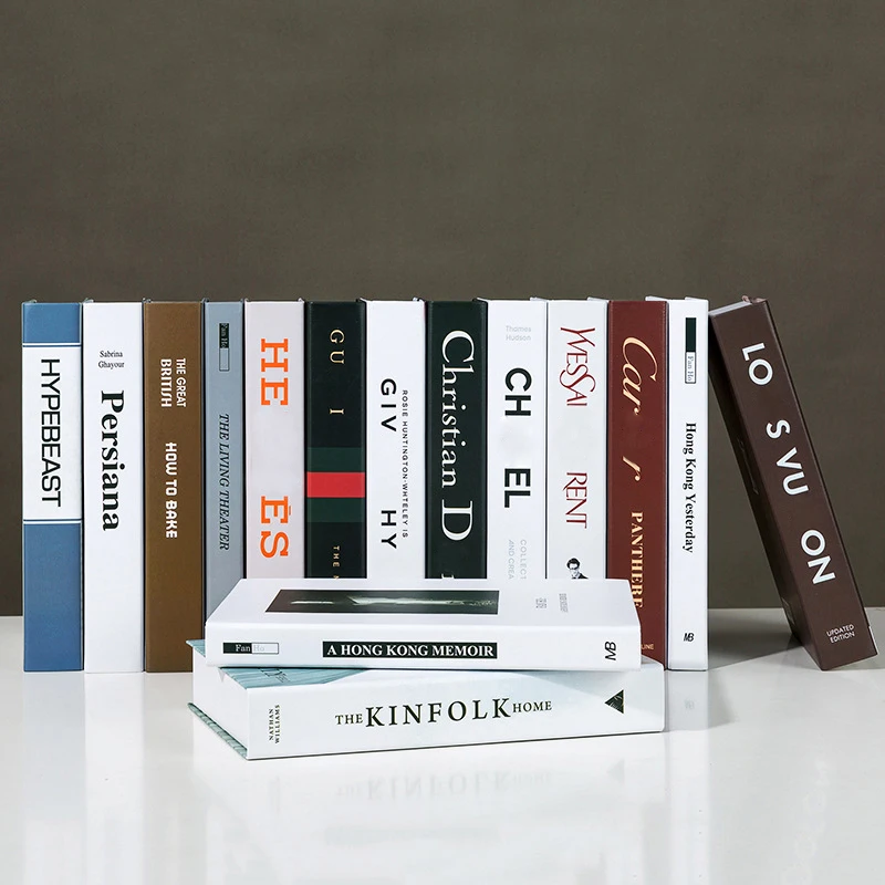 Искусственные книги украшение для дома декоративные Современная имитация