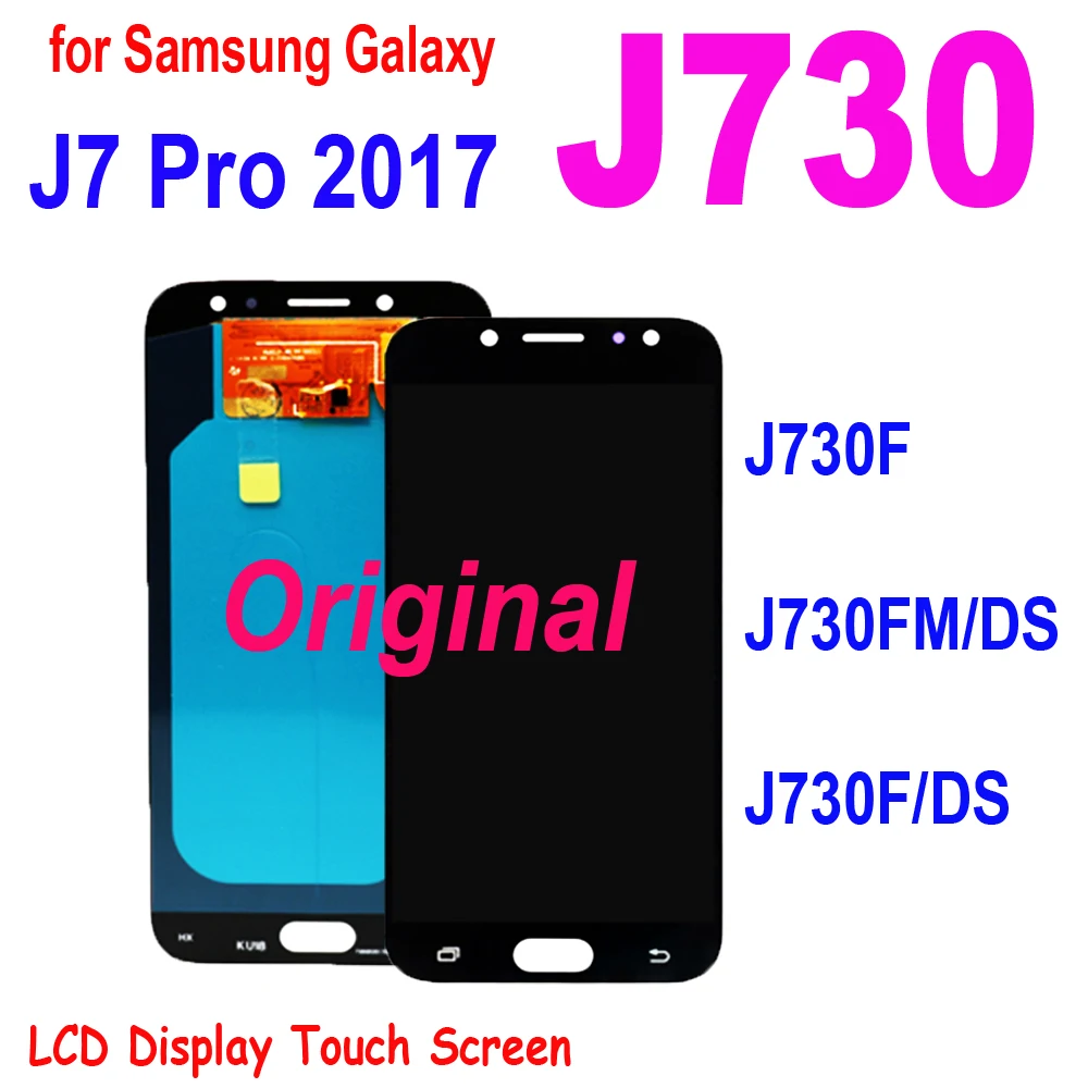 Оригинальный Super AMOLED ЖК-дисплей для Samsung Galaxy J7 Pro 2017 J730 LCD SM-J730F J730FM/DS сенсорный экран