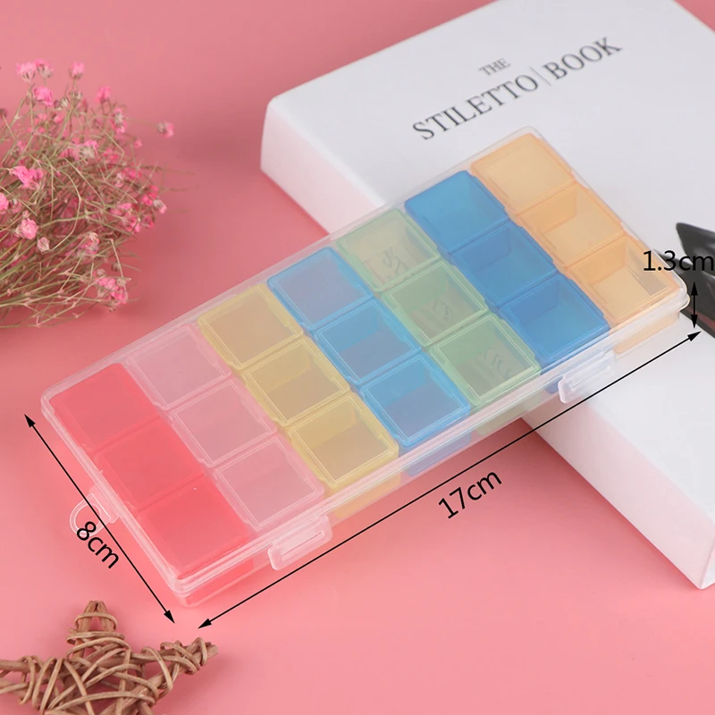 Контейнер для таблеток на 3 ряда 21 сетка 7 дней недельный органайзер лекарств