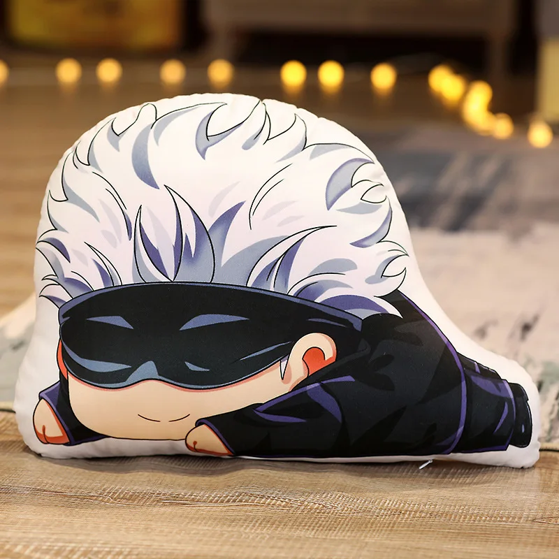 

1 PCS Anime Jujutsu Kaisen Cosplay Pillow Soft Plush Yuji Itadori Costume Double Side Printed Doll Cushion