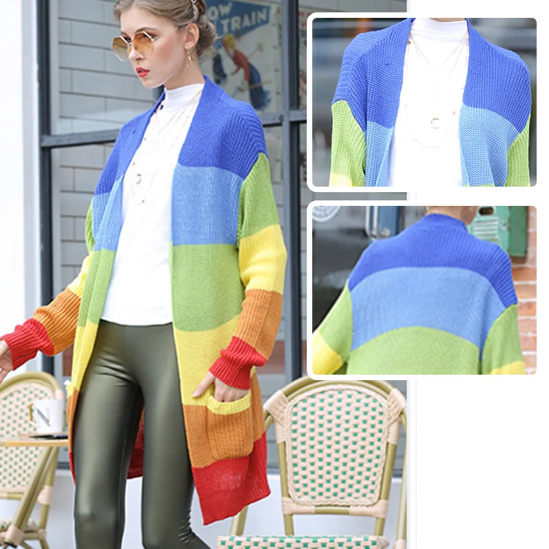 Женский офисный кардиган Anbenser элегантный свободный свитер желтого цвета