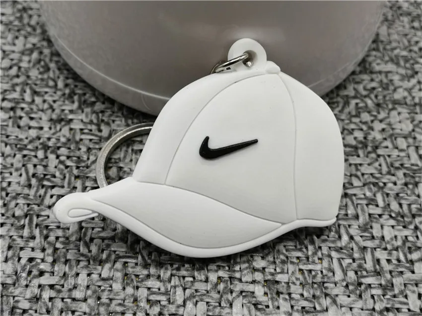 1030 Мини силиконовый милый брелок Nikes cap Форма брелок для женщин мужчин детей подарок брелок баскетбольные кроссовки Porte Clef - Цвет: 1030