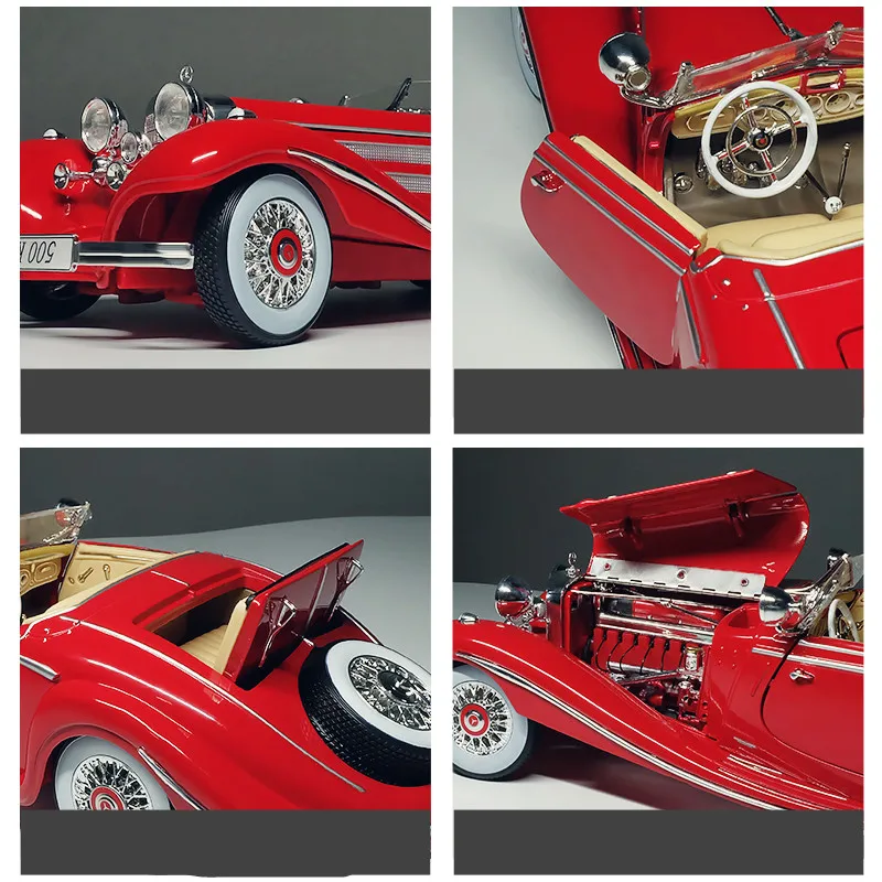 Модель классического автомобиля Maisto 1:18 Mercedes Benz 500K модель из сплава коллекционные