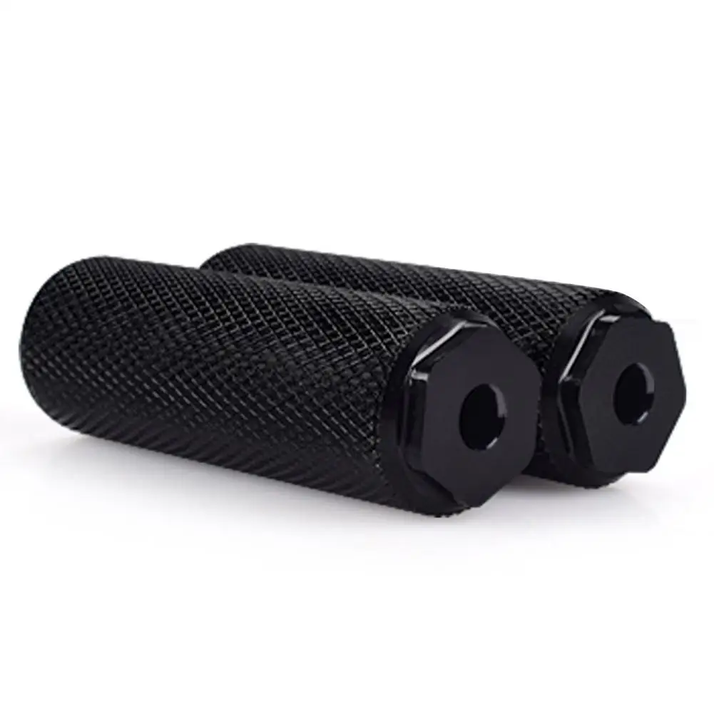 Велосипедная педаль BMX нескользящая Передняя и задняя Тормозная черный цилиндр 2