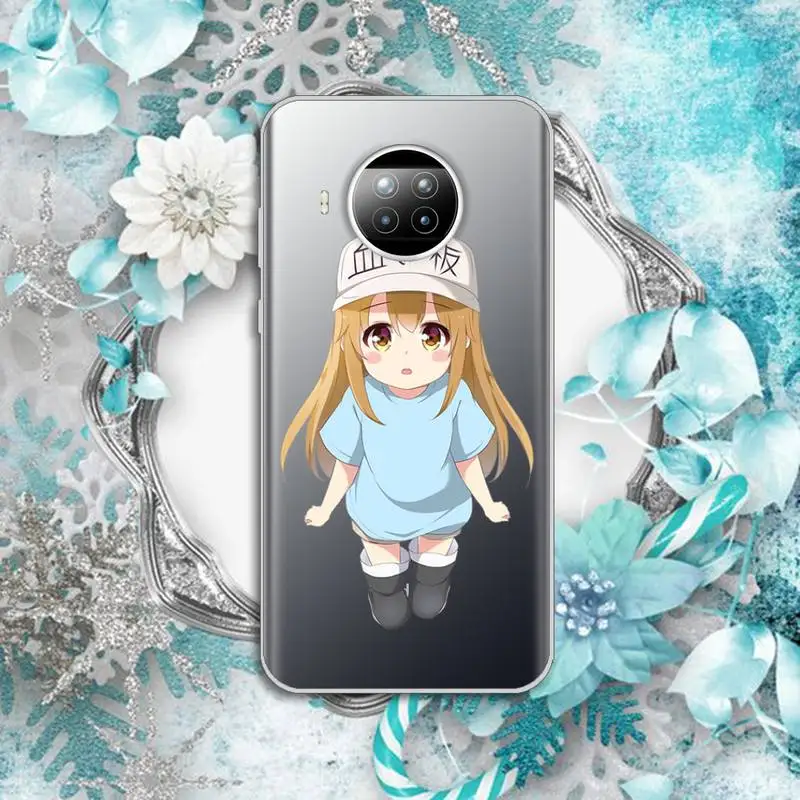 

Working cell cute girl Phone Cases Transparent for Xiaomi Redmi note 10 t 8 9 pro lite 11