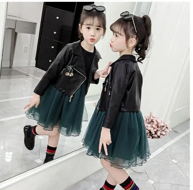 Новинка 2020 детский костюм в Корейском стиле осенняя одежда для девочек детское