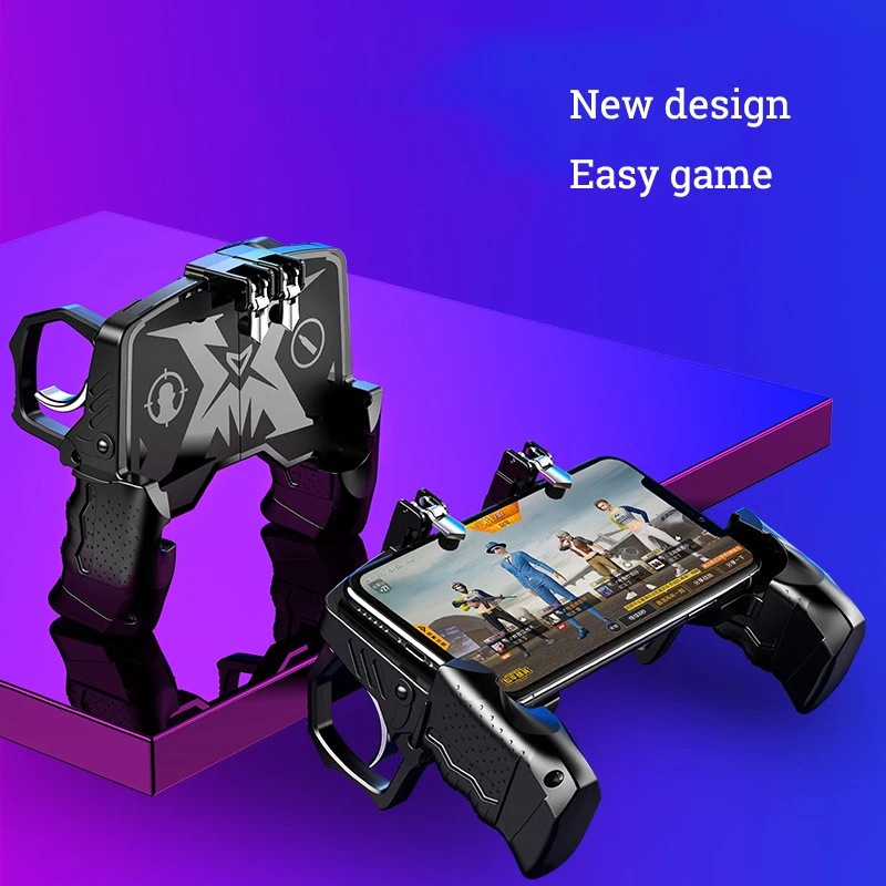 Новый PUBG Mobiele геймпад Joy Stick Metalen L1 R1 триггер игровой шутер контроллер для IPhone Xr 7 8