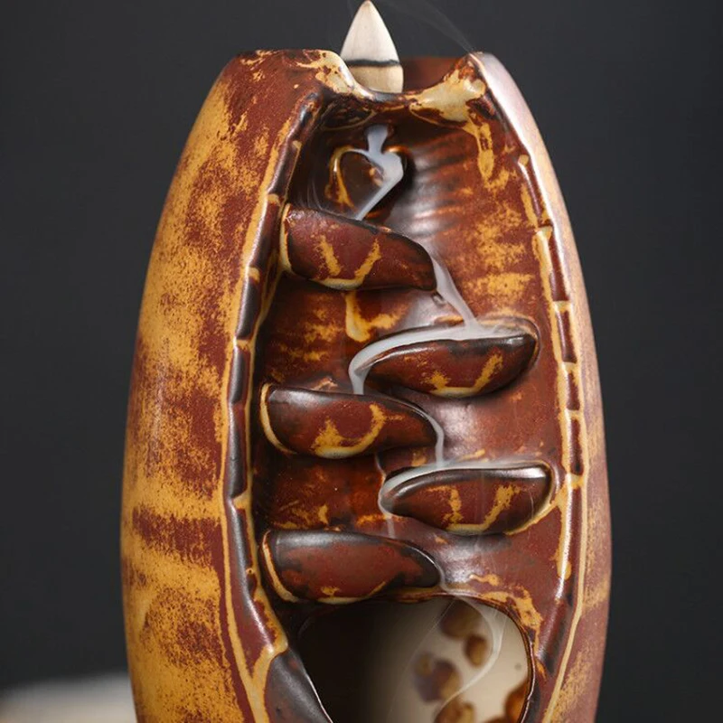 Бесплатная доставка 10 шт. подставка для благовоний с изображением гор и реки