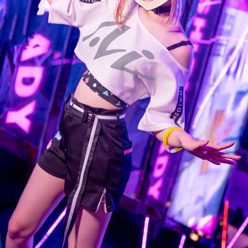 Костюм для косплея Kizuna AI 1 й костюм концерта в прямом эфире комплект канала Ай Чан