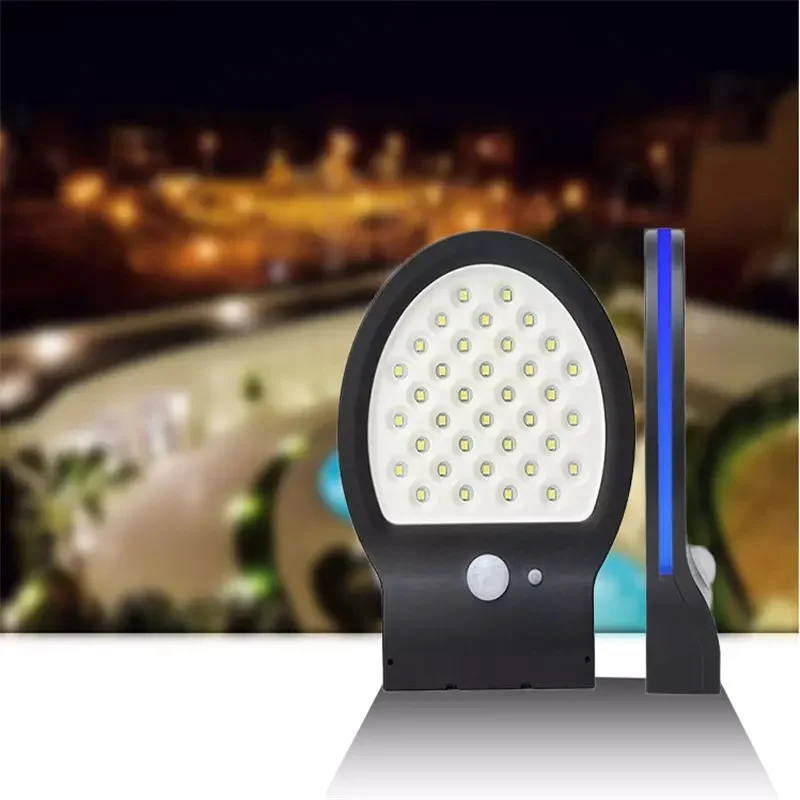 

38 LED Weatherproof Solar Powered Wall Light Wireless Sensor Security Outdoor Waterproof Lights