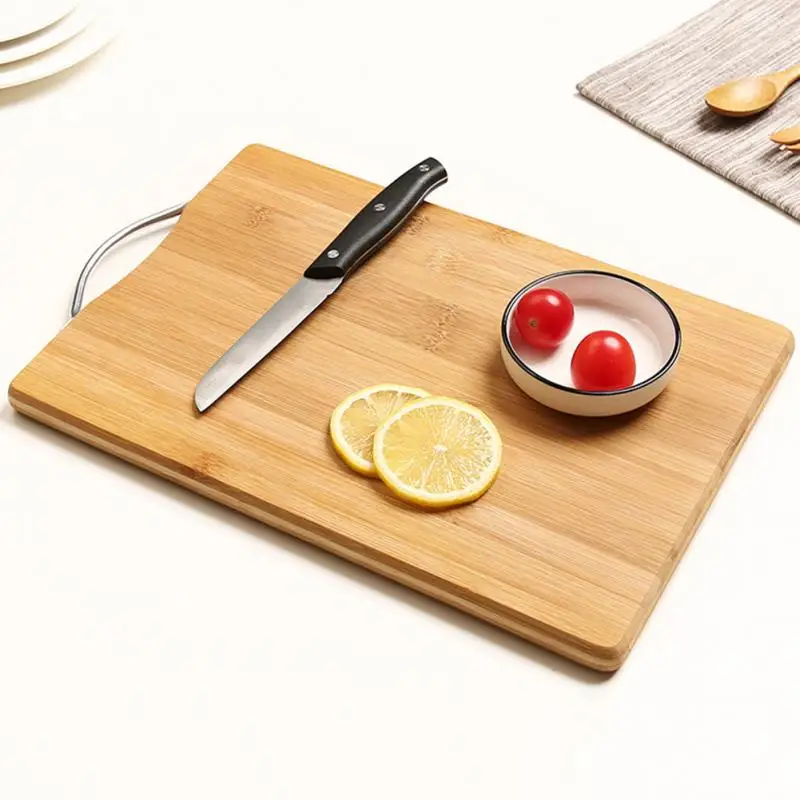 Kitchen Cutting Rectangular Bamboo Board Large Thick Wood Knife | Дом и сад
