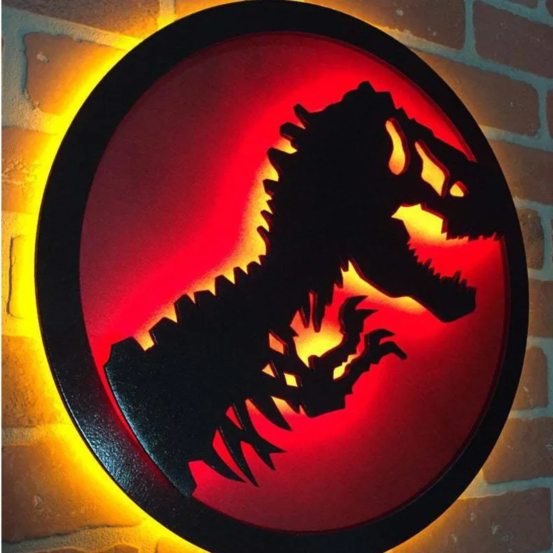 СВЕТОДИОДНЫЙ ночник в стиле парка Юрского периода настенный светильник с