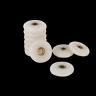 8 шт.лот диаметр 23 мм25 мм крепежи подшипник для ванной двери скользящая душевая дверь роликовый шкив 5 мм расстояние отверстия