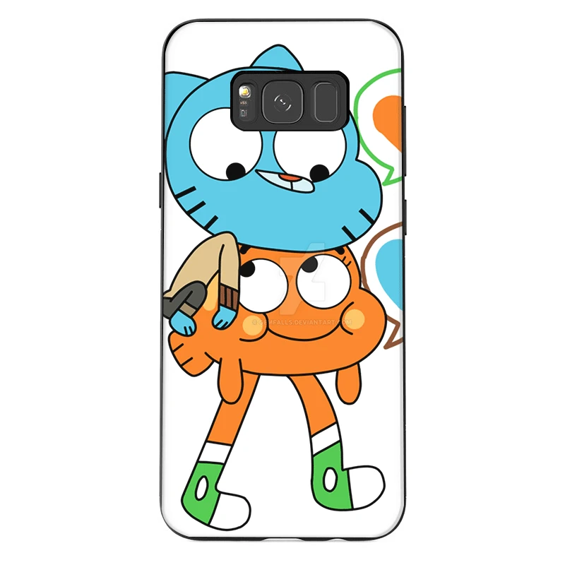 Case for Samsung Galaxy A10 A10S A20 A20S A20E A30 A30S A40 A40S A50 A50S A60 A70 A70S Anime TV The Amazing World of Gumbal |