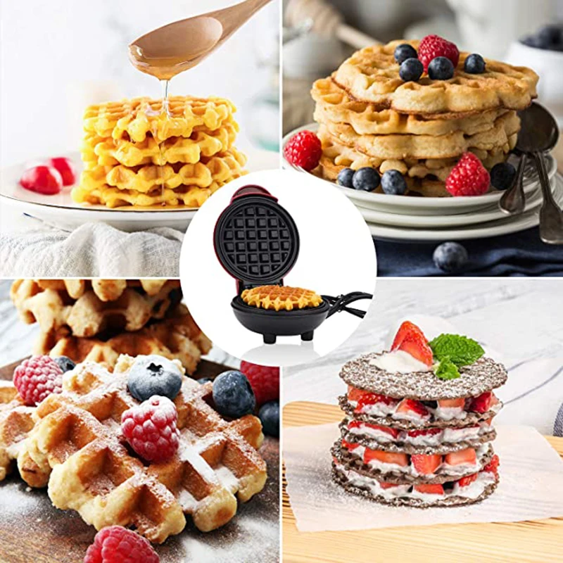 

Mini Waffle Molds Pot Bakeware Electric Waffles Maker Bubble Egg Cake Oven Breakfast Waffle Machine Pan Eggette Egg Tools
