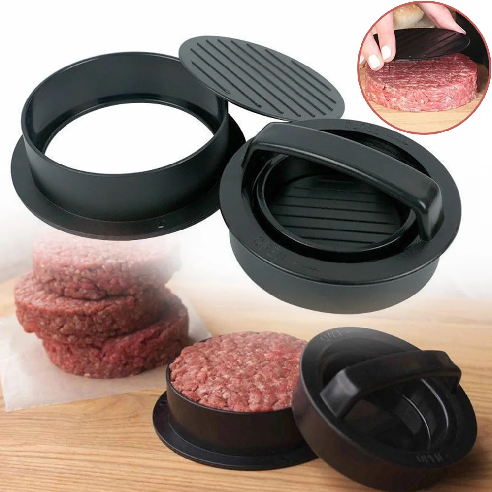 ABS Гамбургер производитель гамбургер Пресс круглой формы с антипригарным