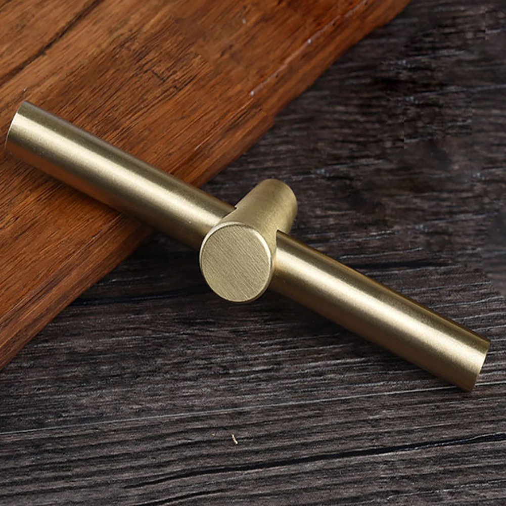 Ручка для шкафа из чистой меди ручка дверная спальни домашний декор Прочная